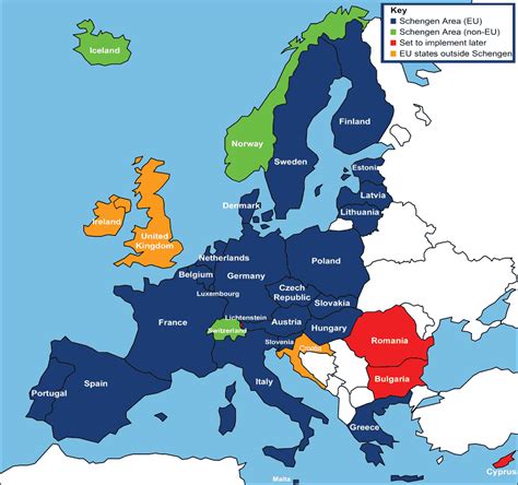 schengen countries map pdf